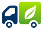 green fleet vehicle truck