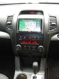 in-dash vehicle telematics gps system