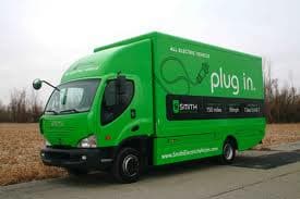 green fleet electric truck
